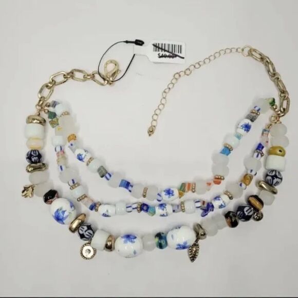 ❤️‍🔥NWT Free People Shaker Shakra Layered Beaded Necklace - Picture 4 of 5